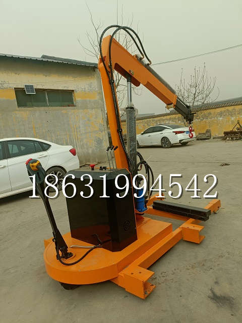 连州市自卸车厢随车吊 自制轮式四不像起重机 四驱平板吊 5吨 贵盛